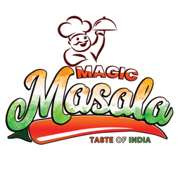 Magic Masala Hereford logo.